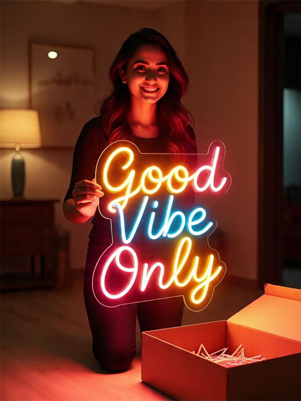 Good Vibes Only neon sign